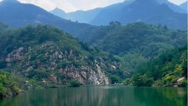 招远东山水库~山清水秀，流水潺潺~恍若世外桃源~ #治愈系风景 #大山深处自然美山清水秀好风光 #远