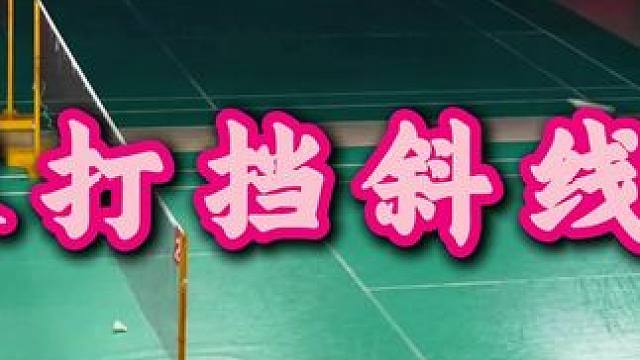 挡斜线 在身前，点位比较高的时候可以用，球速很快，还不容易出界#羽毛球 #刘辉羽毛球 #羽毛球教学 