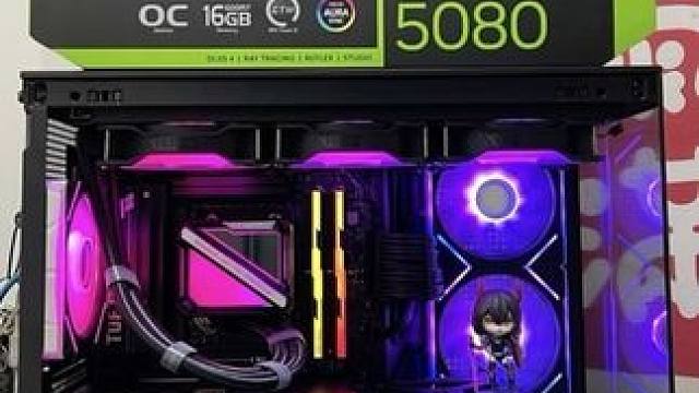 9800X3D➕5080一万九预算游戏海景房主机配置 #diy电脑 上海买电脑，DIY电脑，实体店组