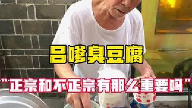 正宗和不正宗真的有那么重要吗，干净卫生好吃不才是食物最重要的吗？#长沙美食 #长沙 #吕嗲臭豆腐