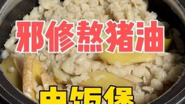 邪修炼猪油靠谱不？最后打开电饭煲那一刻，看得我小脑都萎缩了 #邪修是怎样养成的 #邪修炼猪油 #猪油