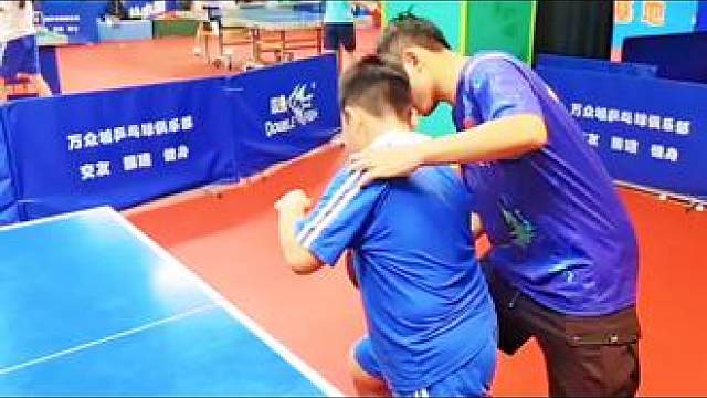 你会了吗？#乒乓球教学 #正手爆冲下旋球 #初学者乒乓球教学 #深圳#龙华