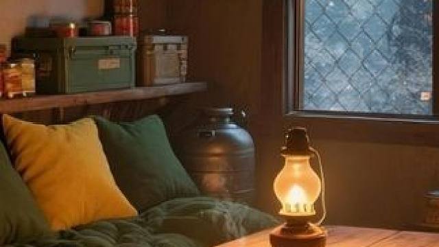 末日废墟下的避难小屋，可以在这里放松下来，安心入睡 #睡个好觉 #白噪音 #助眠视频 #解压助眠 #