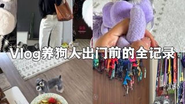 Vlog.286｜养狗人出门前5小时全记录 #记录生活 #日常vlog  #日常分享 #vlog #