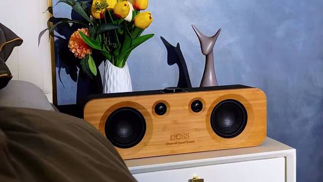 后悔没早买！DOSS全景声音响一开机就惊艳了耳朵，无论是抒情曲还是摇滚乐都能驾驭