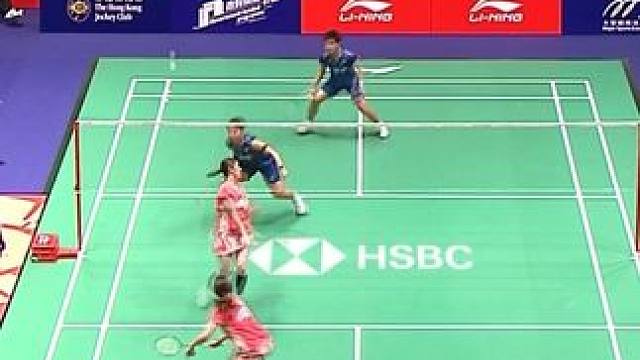 网前灵机一动#羽毛球 #志田千阳 #五十岚有纱