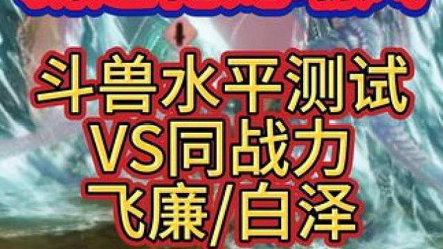 新进化宠嘲风 斗兽测试 VS飞廉/白泽#妄想山海 #妄想山海兽城纪元 #新进化宠 #嘲风 #斗兽