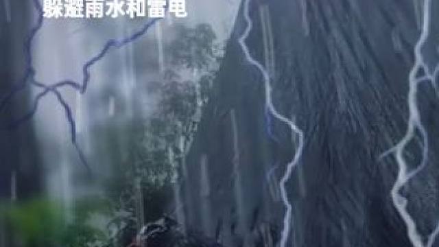 在森林深处的河岸上搭建一个帐篷，躲避雨水和雷电 #户外帐篷露营 #雨中露营 #野外露营 #启发搜索激