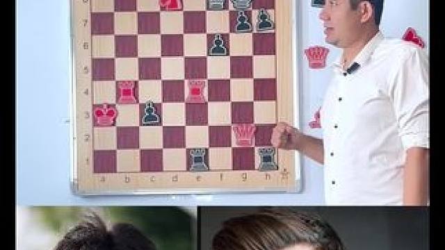 国际象棋战术组合：引离,拦截,引入,阻塞 #象棋高手 #脑力开发 #专注力练习