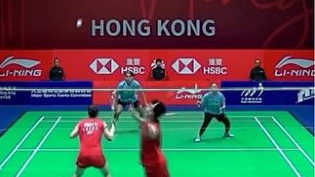 国羽提前包揽此届香港公开赛混双冠亚军#羽毛球比赛 #香港羽毛球公开赛 #郭新娃陈芳卉#羽毛球混双 #