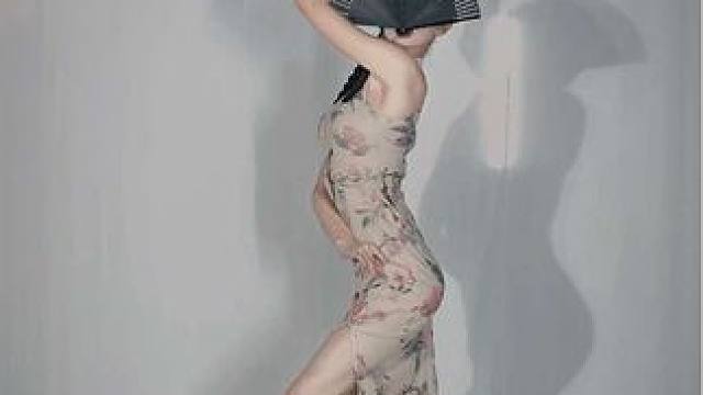 天地万物 包罗万象#咬扇舞#旗袍#东方美学