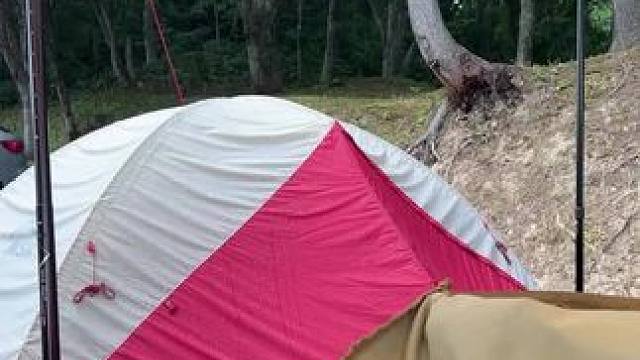 湖畔露营 #户外露营 #露营报告