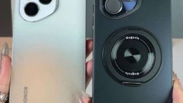 荣耀400pro高端磁吸手机壳，任意角度支架，高透镜头膜 #荣耀400手机壳#荣耀400pro手机壳