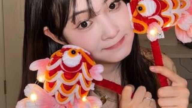 中秋好运锦鲤鱼灯教程2#手工 #手工diy #每日分享