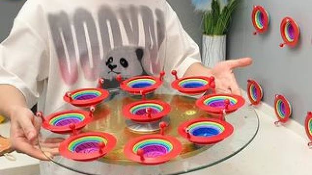 彩虹过滤网 别告诉我你家到现在都还没有这个#小怪物彩虹过滤网  ，用了才知道是真的好#七彩小怪过滤网