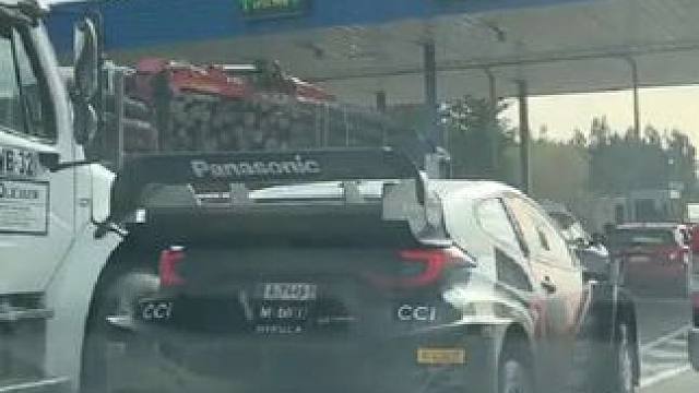 WRC拉力赛车为何突现公路？有幸遇到你会崩它吗？——2025WRC智利站#wrc拉力赛