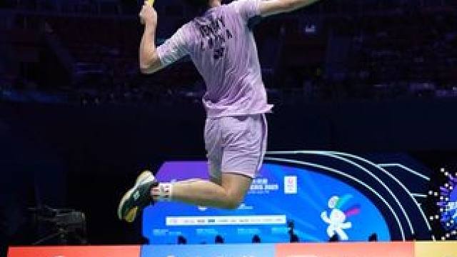 杀球的视觉效果这一块儿#羽毛球 #翁泓阳 #中国羽毛球大师赛