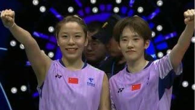 2025年中国羽毛球大师赛女双冠军—贾一凡/张殊贤！ #中国羽毛球大师赛 #羽毛球冠军 #国羽 #贾