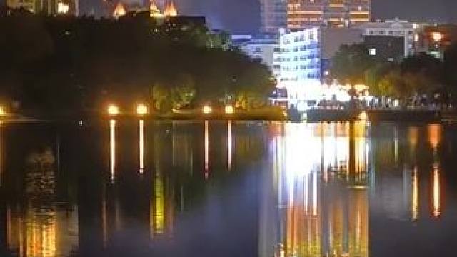 满洲里的灯火辉煌 满洲里城市夜景