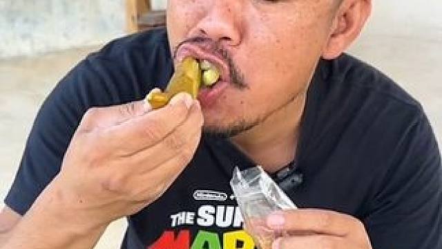 麻辣椒盐️水牛槟榔 #美食 #泰国美食 #户外美食 #内容启发搜索