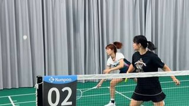 双打轮转怎么跑？#羽毛球#嘉嘉羽毛球#羽毛球双打