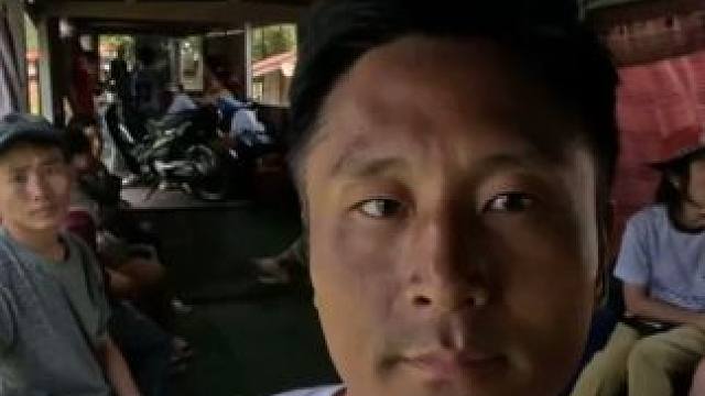 国产摩托车游东南亚老挝农村，原始的生活让我回忆起小时候