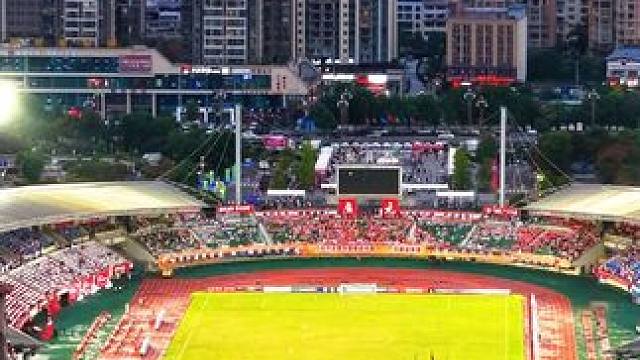 2025.9.27日晚上七点半川超广元队VS绵阳队在广元奥援体育中心举行！#足球的魅力  #醉美广元