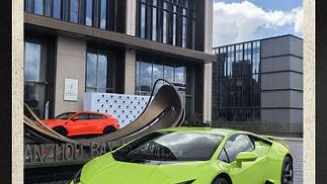 兰博基尼来泉州啦 URUS SE和小牛TECNICA组团来泉州啦#试驾 #泉州 #天际一号 #兰博基