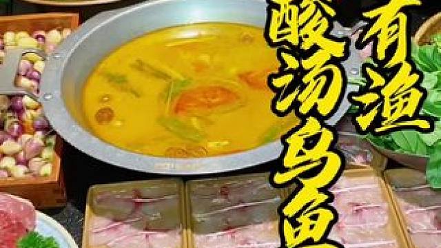 品质酸汤乌鱼 水街新开的四季有渔酸汤乌鱼，还有野生菌鲜牛肉那些，环境也是很漂亮