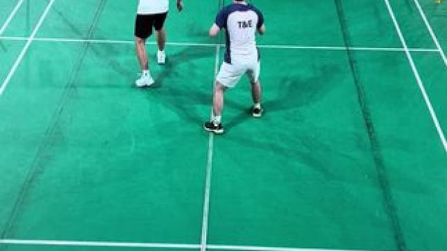 羽毛球精彩男双，潘大师手上活真好