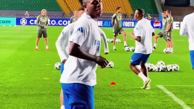 虽然面对哈萨克斯坦弱旅，皇马依旧积极备战，不敢懈怠