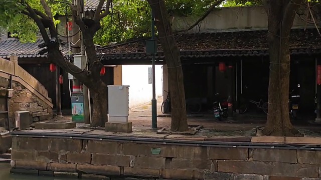 嘉兴干窑古镇，古老廊棚装满江南烟火，每一帧都是人间值得