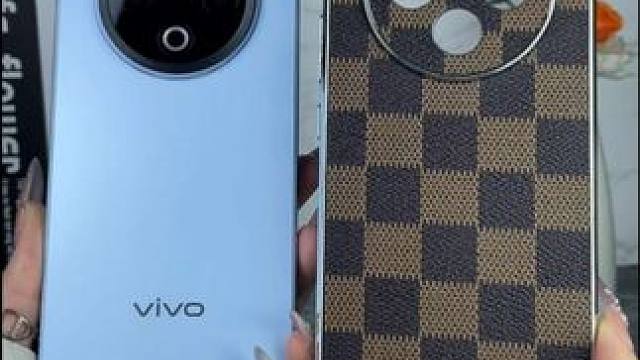 vivoy500轻奢方格纹素皮手机壳，防油抗汗不沾指纹，电镀软边#vivoy500手机壳 #素皮手机