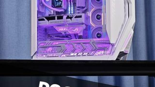 第一视角装机 2万5 纯白刀把 ROG创世神! 9800X3D加5070TI #电脑 #装机 #RO