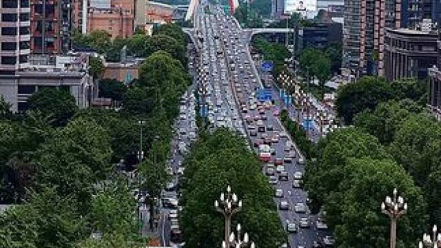 川A大军开始出发！#城市交通 #成都#川a大军 #国庆放假 #