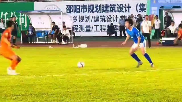 沉浸式回看# 湘超株洲队 李超豪的这次进球