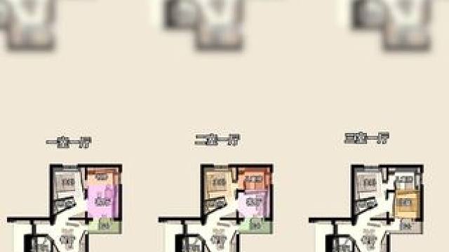 在50㎡的空间里，如何平衡三室一厅与公共空间的需求，同时应对中央不可移动的烟道？设计团队用近60稿方