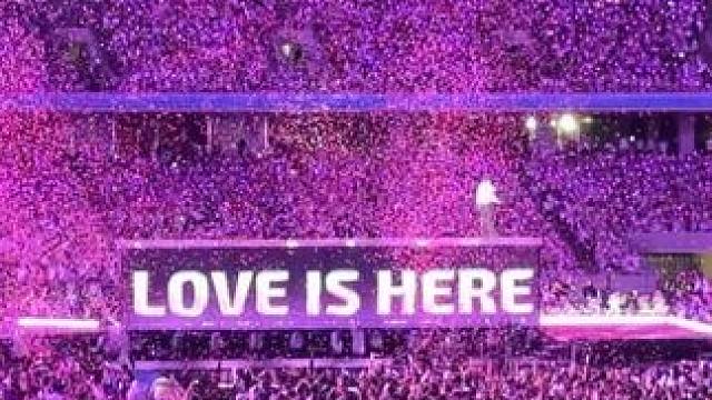 三个小时的乌托邦 是属于鲜活的我们 我们后天继续见~#万人合唱 #这就是爱 #张杰杭州演唱会 #神级