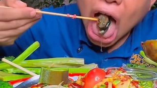 新鲜木蝴蝶酸辣凉拌️大脆螺