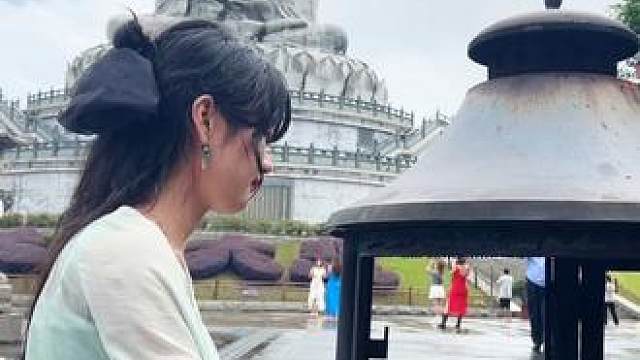 国庆假期来东莞观音山登高许愿