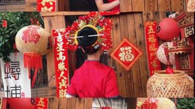 阿嬷说：“把头发梳起来大大方方的”