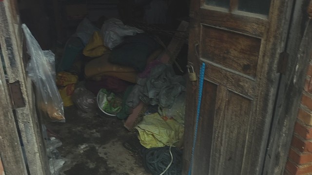 下雨天喂猫啃羊腿，把上面的蒜洗掉再喂。