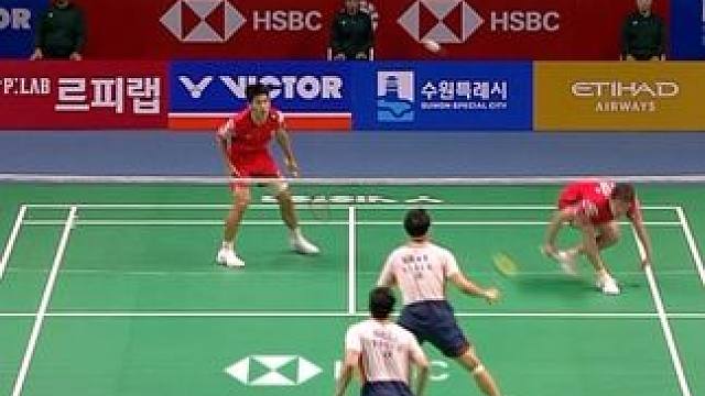 看比赛=涨球技？#羽毛球 #羽毛球男双