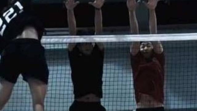 忽视拦网的压迫感#排球 #排球少年#超手