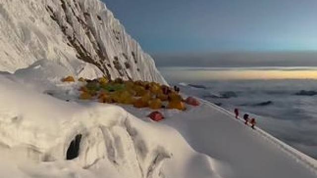世界第八高峰，马纳斯鲁峰3号营地 #露营报告