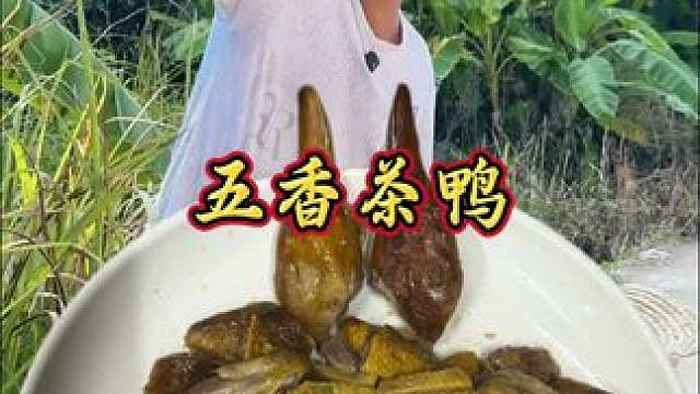五香浓郁透骨  一口鸭肉满口香 茶香回味无穷 #舌尖上的美食#农村生活 #农村美食#秋日农村美食#美