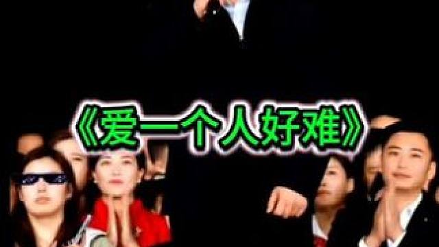 《爱一个人好难》。