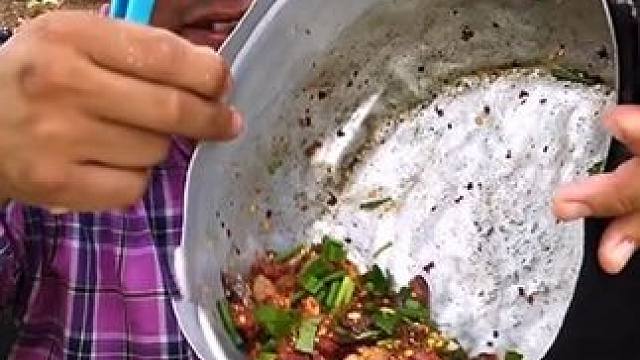 泰式哭苦胆牛瘪凉拌鲜牛杂 #美食 #泰国美食 #户外美食 #内容启发搜索