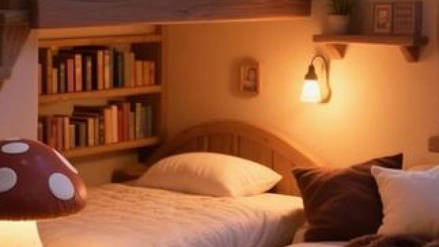 狂风暴雪之夜，在温暖森林小屋里安心睡眠