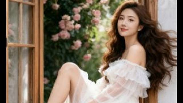 #即梦ai #女神 ai奢靡氛围感写真，ai奢靡氛围感照片， ai奢靡氛围感壁纸，一个穿白裙子的女孩